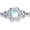 Style 1, variant on 925 Sterling Silver Moonstone Moissanite Fashion Engagement Ring Women's Jewelry