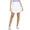 White, variant on Adult Female Solid 17.5in Straight Skort, Color: Charcoal, Size: L (28000-CHARCOAL-L)
