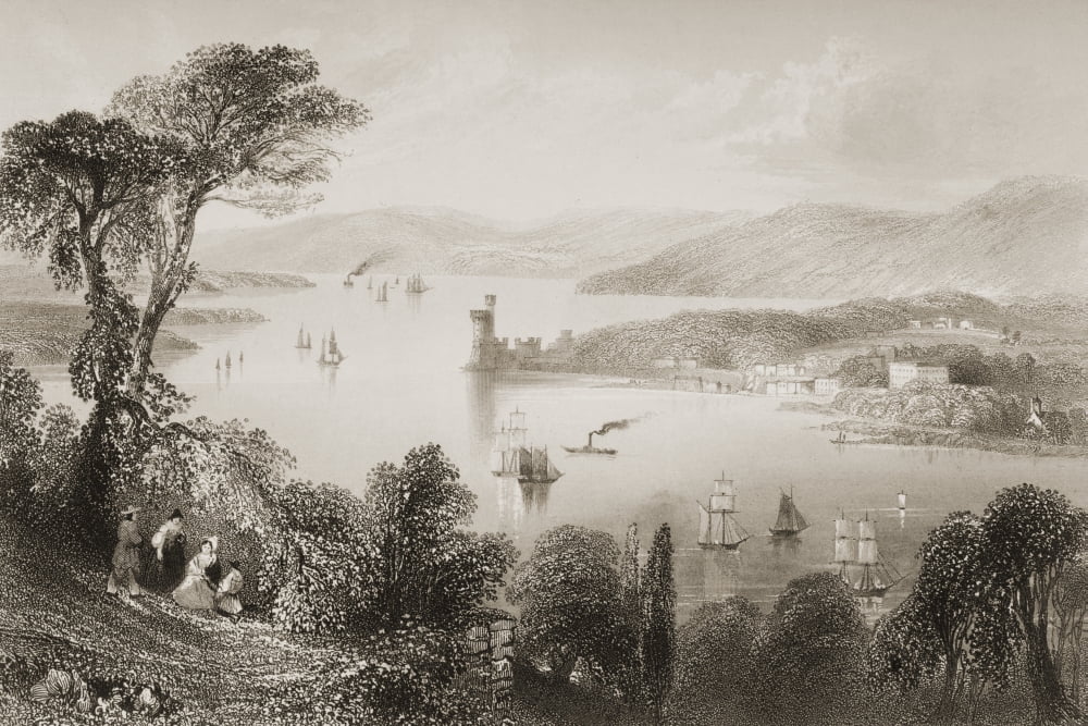 The Cork RiverFrom Below The Glanmire Road County Cork IrelandDrawn By WHBartlett Engraved By GKRichardson From The Scenery And Antiquities Of Ireland By NPWillis And JStirling CoyneIllustrated From D