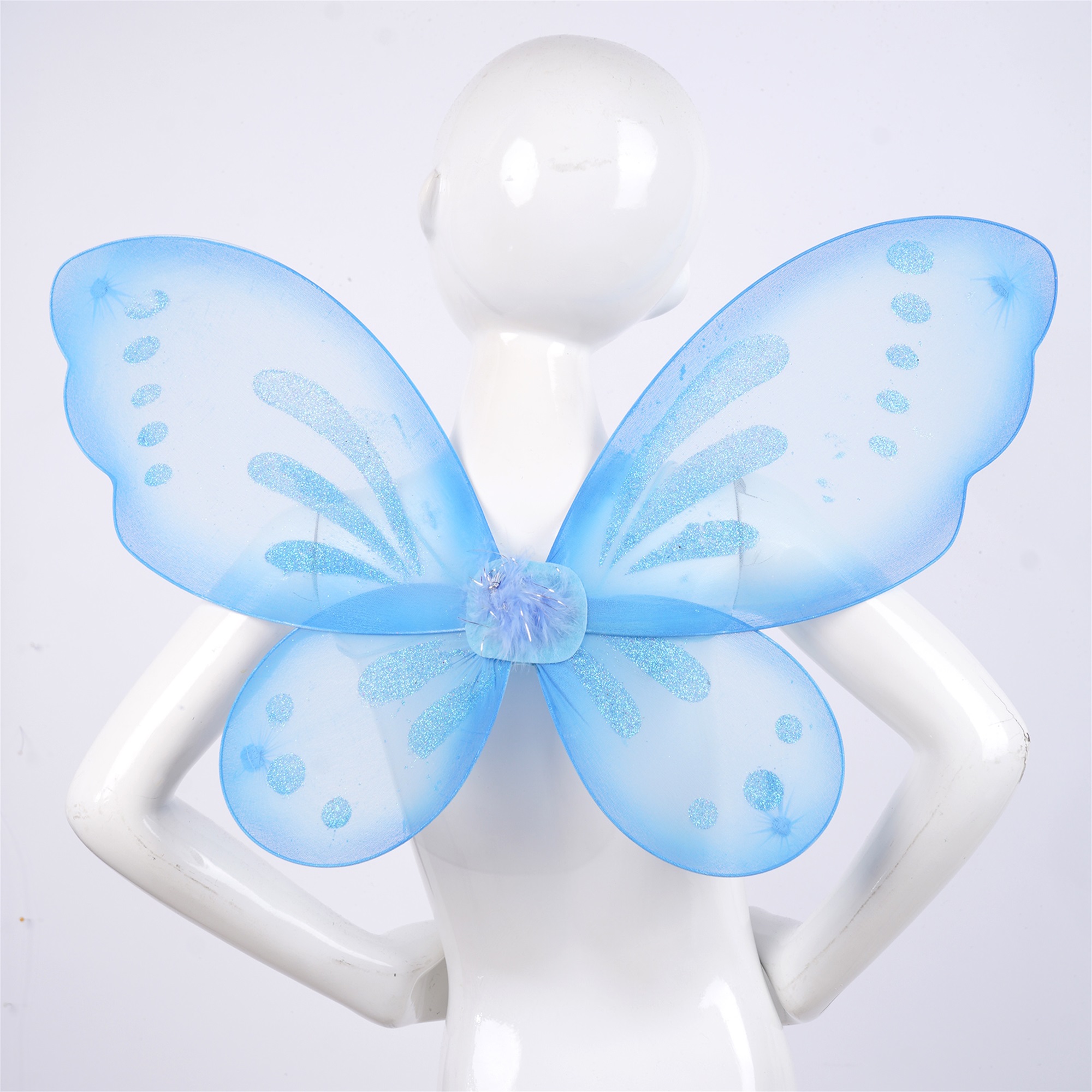Ailes De Fée Gonflables Rouges Pour Déguisement - 45x40 Cm - Accessoire Cosplay, Fête, Photo