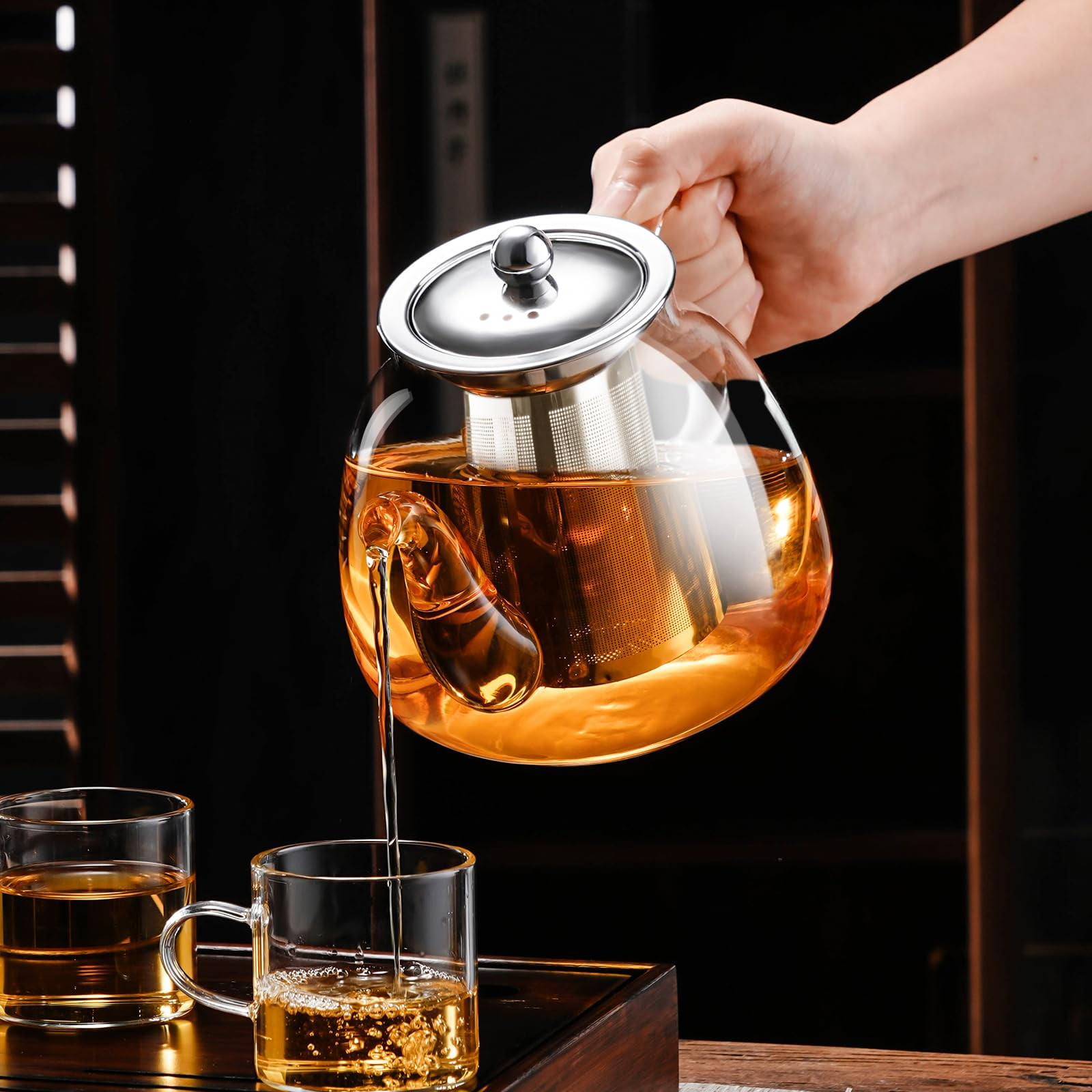 Glass Tea Kettle For Stove Top PARACITY Glass Teapot Stovetop