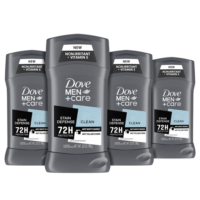 Desodorante antitranspirante DOVE MEN + CARE 72 h 110 ml (paquete de 4)