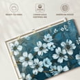 thumbnail image 6 of Elephant Stock Blossoms Of Evening Wall Art - Horizontal Canvas Wall Art - Living Room Wall Decor - Floral And Botanical Canvas - Blue And Gray Decor By Carol Robinson - 45" x 30", 6 of 8