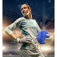 thumbnail image 7 of Barocity Soccer Ball - Premium Boys and Girls Official Match Ball with Cool Reflective Rainbow Hex Pattern, Durable, Indoor, Outdoor, Training, Practice, Playtime and Games - Iridescent Blue Size 5, 7 of 7