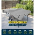 thumbnail image 5 of Ping Pong Table Cover Outdoor Waterproof, 600D Indoor Table Tennis Cover Fits Universal 9x5 FT Folding Tables and Flat Tables, Sunscreen Heavy-Duty Folding Table Tennis Table Cover, 5 of 7