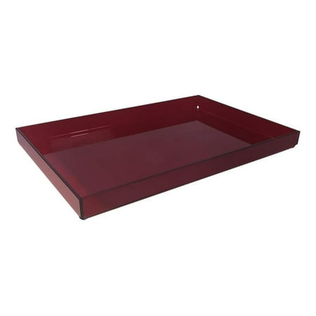 

Colored Tray (12 x 8 Red Transparent)