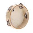 thumbnail image 2 of 6in Hand Held Tambourine Drum Bell Metal Jingles Percussion Musical Toy for KTV Party Kids Games, 2 of 4