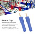 thumbnail image 3 of 10Pcs 2mm Male To 4mm Female Banana Plug Adapter, Gold Plated Brass Strong Conductivity For Electronic Instruments, 3 of 8
