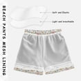 thumbnail image 3 of FORMRS Boys Swim Trunks Quick Dry Mesh Lining Beach Boardshorts, Sizes XS-XL, Pastel Floral Pattern, 3 of 7