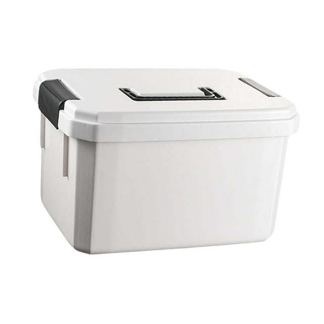 Yinanstore Medicine Box Lidded Multifunctional with Foldable Handle for Travel Car Drom XL