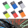 thumbnail image 3 of Splihome 12 Pcs Bicycle Spoke Light Wheel Rim Spoke Clip Tube Mtb Bike Strip Reflective Silver, 3 of 6