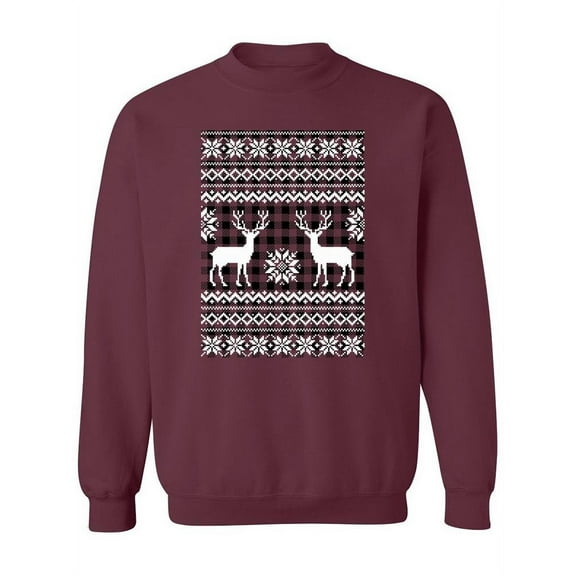 Christmas And New Year Design Sweatshirt Women -Image by Shutterstock, Female Medium