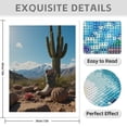 thumbnail image 3 of Diamond Art Kit for Adults, Cactus Desert Boot Mountain Scenery Diamond Painting for Adults Beginners, 5D DIY Diamond Art Painting Kits, Colorful Diamond Painting Craft for Home Decor 12x16, 3 of 7