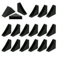 thumbnail image 1 of Uxcell 30Pcs Triangle Glass Corner Protector, 0.63 Inch Plastic Glass Table Corner Protector Transport Corner Guard for Glass, Ceramics, Wood, and Steel(Right Angle, Black), 1 of 6