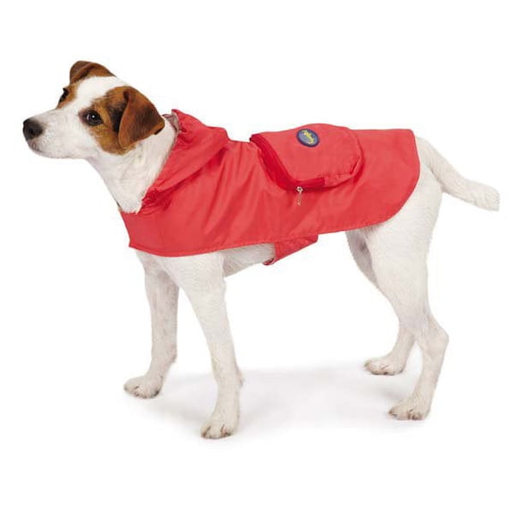 Zack & Zoey Under the Sea Stowaway Dog Jacket, XX-Small, Coral