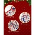 thumbnail image 6 of 4th of July Christmas Tree Skirt 36 Inches Large Christmas Skirt Tree, Independence Day Blue Red Rustic Tree Skirt Christmas Decorations for Fireplace Party Holidays Indoor Outdoor, 6 of 7