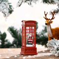 thumbnail image 4 of Plastic Snowflake Telephone Booth Festival Lighting Decoration Reusable Winter Holiday Centerpiece Red, 4 of 5