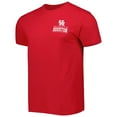 thumbnail image 2 of Men's Red Houston Cougars Logo Campus Icon T-Shirt, 2 of 3