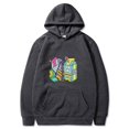 thumbnail image 1 of Lyrical Lemonade Lemon Print Plus Velvet Hooded Sweatshirt For Men And Women, 1 of 2