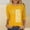 005 Yellow, variant on Women's 3/4 Sleeve Bee & Honeycomb Print T-Shirt Casual Loose Fit Crew Neck Tee Top