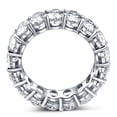 thumbnail image 2 of Pompeii 6 Ct Oval Moissanite Eternity Ring Womens Wedding Band 10k White Gold (,), 2 of 6