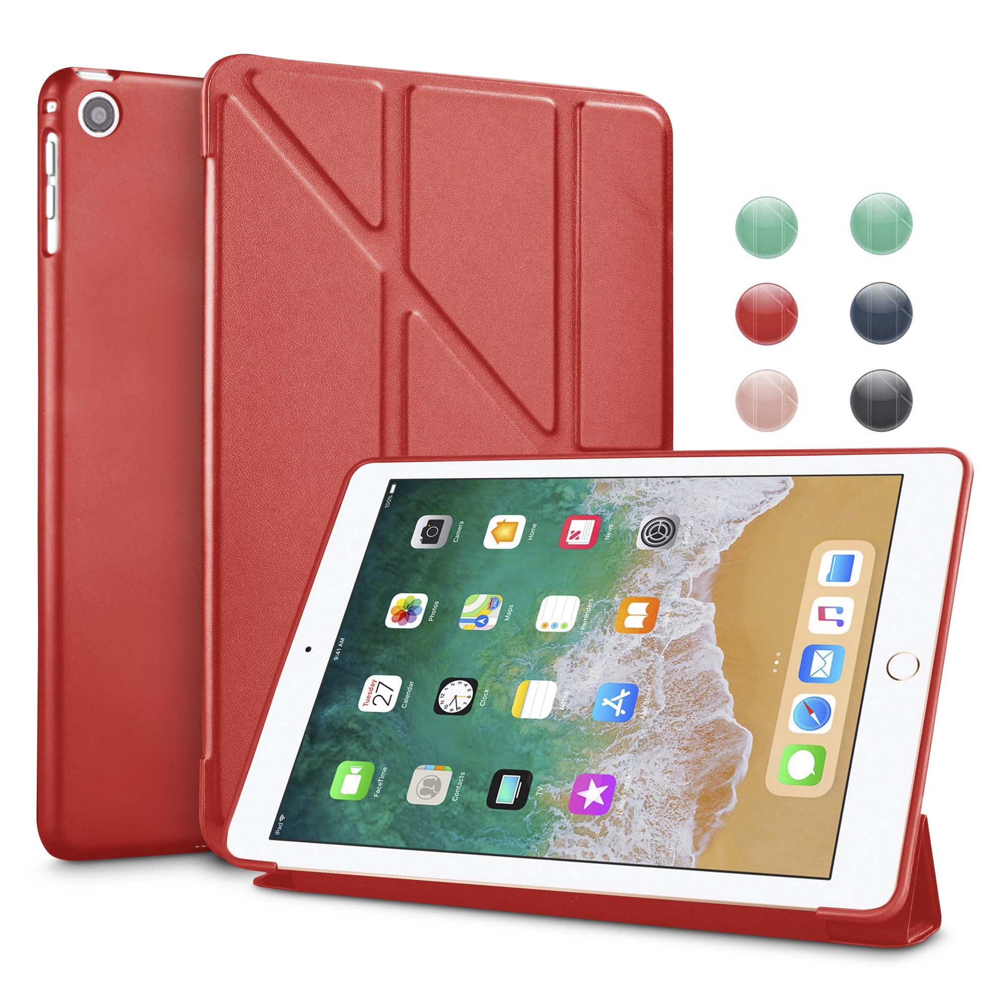 Apple iPad Mini 1/2/3 Smart Case blue/black/ red/beige/yellow/brown/ 