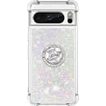 thumbnail image 2 of Glitter Clear Sparkly Bling for Google Pixel 8 Pro Case, Flowing Liquid Quicksand Cover with Diamond Ring Holder Case for Google Pixel 8 Pro  Colorful, 2 of 7