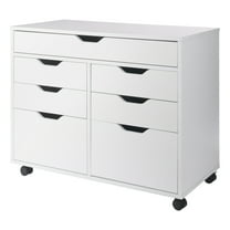 Winsome Wood Halifax 5-Drawer Multi-Storage Mobile Cabinet 10748, White Finish