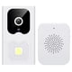 thumbnail image 2 of Timbre visual inteligente con luz nocturna, WiFi inalámbrico de alta definición, aplicación móvil, intercomunicador de voz, detección móvil, monitoreo, timbre inteligente., 2 of 9