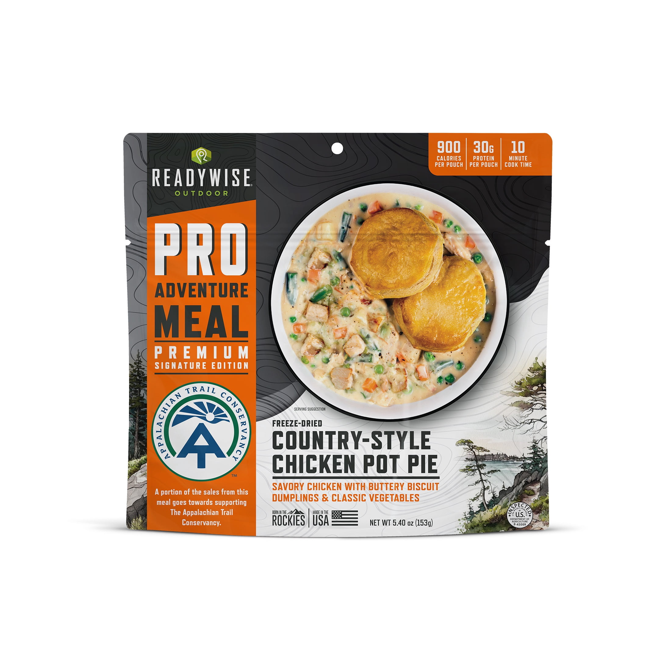 ReadyWise Pro Adventure Meal, Trailblazer Outdoor Bucket, Featuring 5 Delicious Freeze-Dried Recipes Within 8 Premium, Lightweight Pouches For a Total of 16 Servings (2 Servings Per Pouch)