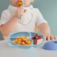 thumbnail image 3 of Baby Plate With Suction Silicone Plate Silicone Toddler Plate With Suction Cup Indoor Baby Eating Plate Baby Dinning Divided Plate, 3 of 9