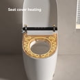 thumbnail image 5 of Smart Toilet, Electric Tankless Toilet with Automatic Flip Cover, One Piece Elongated Toilet with Heated Bidet Built In, Automatic Flush and Foot Feel Flush, LED Display, Dryer, White, 5 of 9