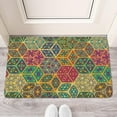 thumbnail image 2 of Bohemian Geometric Diamond Design (3) Door Mat 30 X 17 Inch Welcome Doormat Indoor Outdoor Entrance Floor Mat Non Slip Spring Summer Decor Rubber Mats, 2 of 6