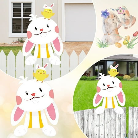

Plug In Night Light Peek At The Fence Animal Fence Easter Decorations Outdoor Festive Occasions