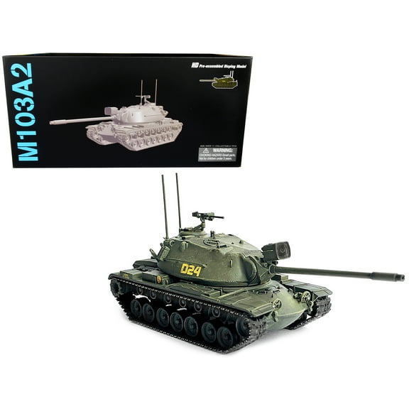 United States M103A2 Heavy Tank D24 Olive Drab "NEO Dragon Armor" Series 1/72 Plastic Model by Dragon Models
