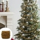 thumbnail image 1 of Fiudx Cadena de Cuentas Doradas, Diseño de Plástico Galvanizado, Decoración Diy para Bodas, Decoración Versátil para Árbol de Navidad, Fácil de Personalizar, 15 M de Largo, Ligera, Perfecta para Fies, 1 of 6