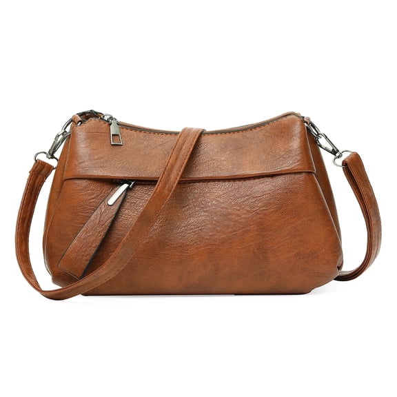 GOIACII Shoulder Bag for Women Leather Purse Crossbody Bag with Adjustable Strap