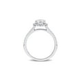 thumbnail image 4 of 1.32 Carat (Ctw VS1-VS2, G-H) Lab-Grown Diamond Halo Engagement Ring in 14K White Gold for Women, 4 of 6
