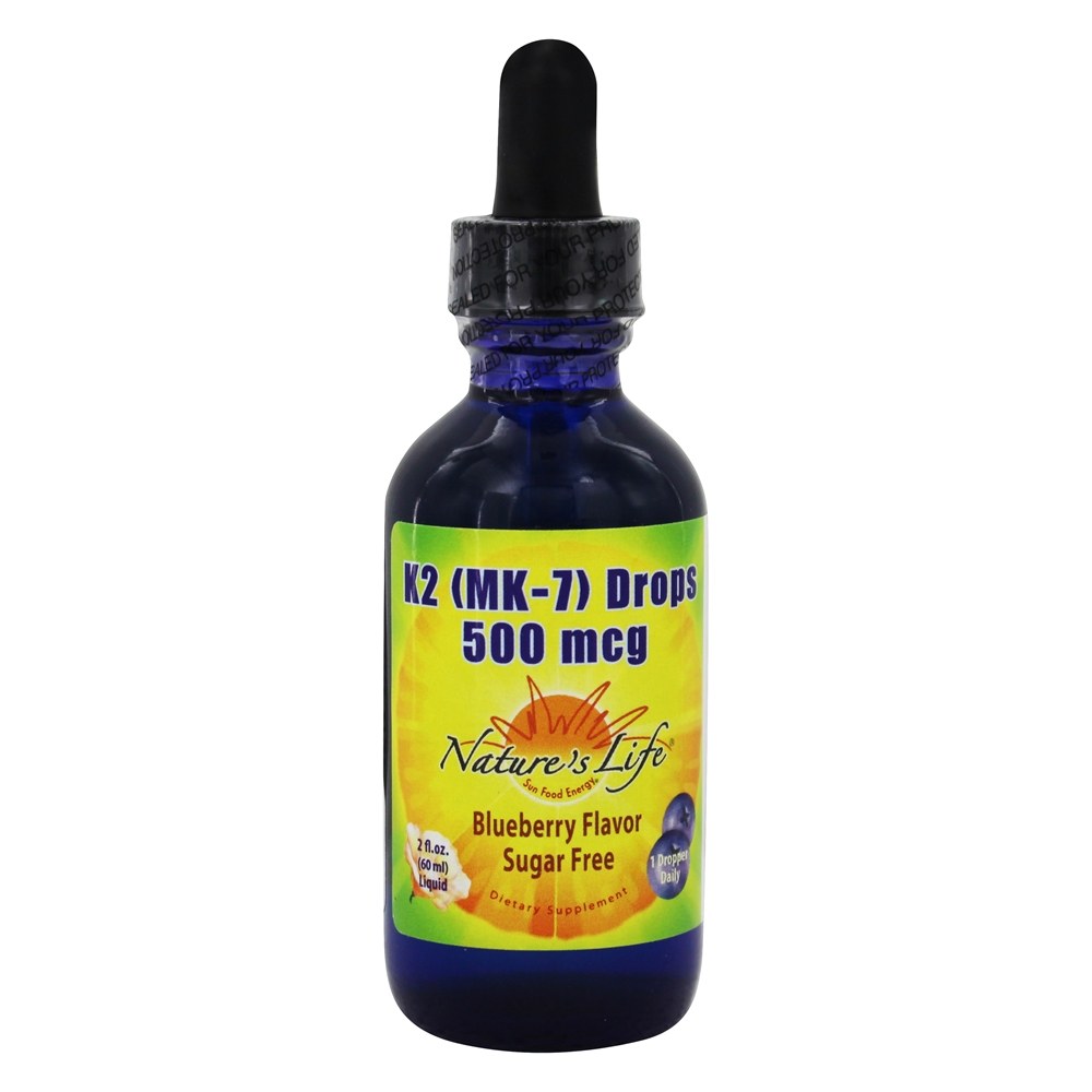 Nature's Life - Vitamin K2 (MK-7) Drops Liquid Blueberry 500 mcg. - 2