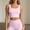 Light Purple, variant on XinghaiYIDE Square Neck Longline Sports Bra for Women, Padded Yoga Workout Crop Tank Top, Wide Strap Built-in Bra for Pilates Gym