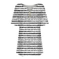 thumbnail image 5 of Birdeem Women Fashion Casual Printing Short Sleeve Loose Plus Size Ruffle Short Sleeve Tops V-Neck Blouse, 5 of 5