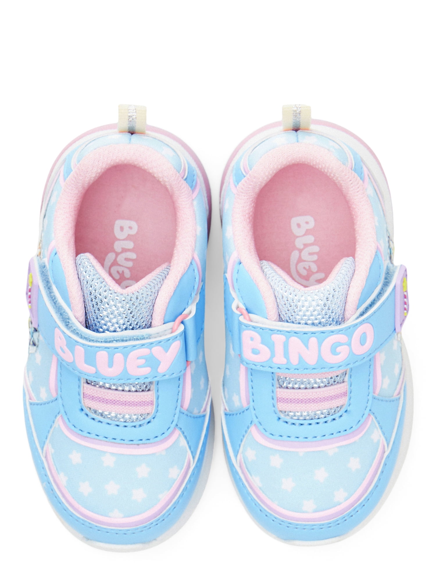 Bluey Toddler Girls Light Up Athletic Sneakers