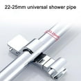 thumbnail image 5 of TIERPOP Clip-on Shower Holder Clamp Shower Slide Bar Holder 45° Adjustable Shower Head Rail Bracket Holder for Handheld Shower, 5 of 8