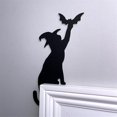 thumbnail image 5 of Wizards with Bat Wing Doormat, Blacks Decor, Wizards Halloween Door Corner Decor, Door Guardian, 5 of 5