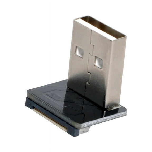 CY CYFPVUSB USB2.0 Male 90 Degree Down Angled Type-A Connector Socket for FPV HDTV Multicopter Aerial Photography
