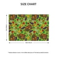 thumbnail image 4 of Placemats Set Of 4 / 6, Carrot Eggplant Placemats For Dining Table Indoor/Outdoors Heat Resistant Washable Placemats 18" X 12", 4 of 8