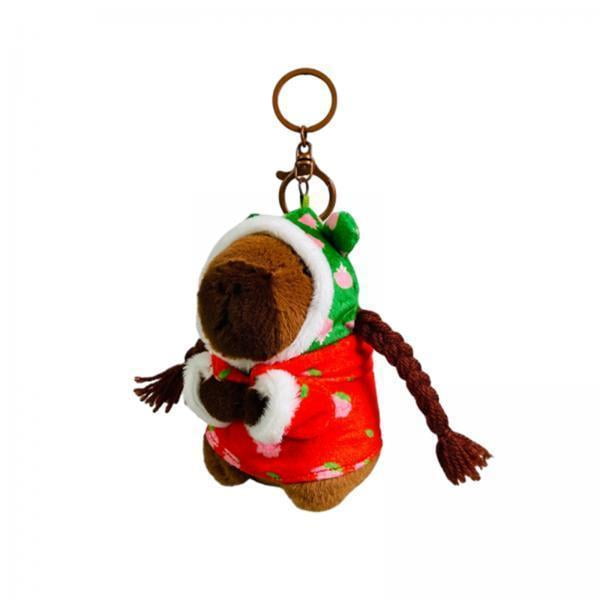 4 Llaveros De , Animal De Peluche único Para Niños, Adultos, Regalo De Cumpleaños Familiar, Color Rojo