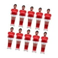 thumbnail image 2 of Siruishop Ensemble de 10 Pcs de Baby-Foot pour Hommes Ensemble de Soccer Table Mini Poupée Table Soccer Hommes Rouge Blanc, 2 of 8