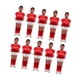 thumbnail image 2 of Juego de 1 futbolines para jugadores de fútbol, ​​compacto, para entretenimiento deportivo Blanco rojo, 2 of 9
