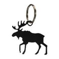 thumbnail image 2 of Village Wrought Iron Moose Metal Mini 3D Key Rings - Key Chain, 2 of 2